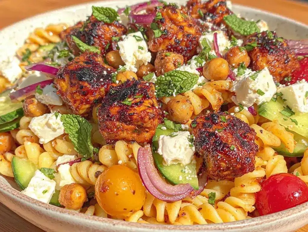 Mediterranean Chickpea Pasta Salad - featured image