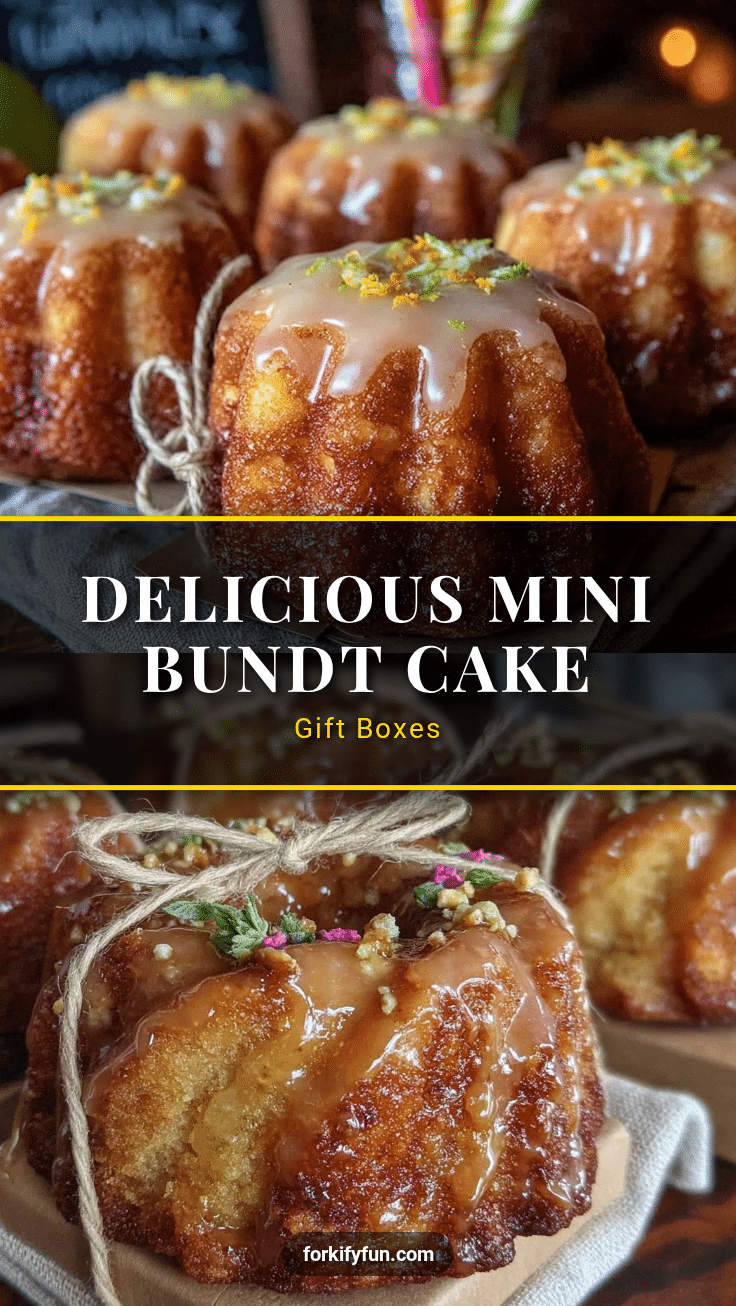mini bundt cake gift boxes for teachers recipe