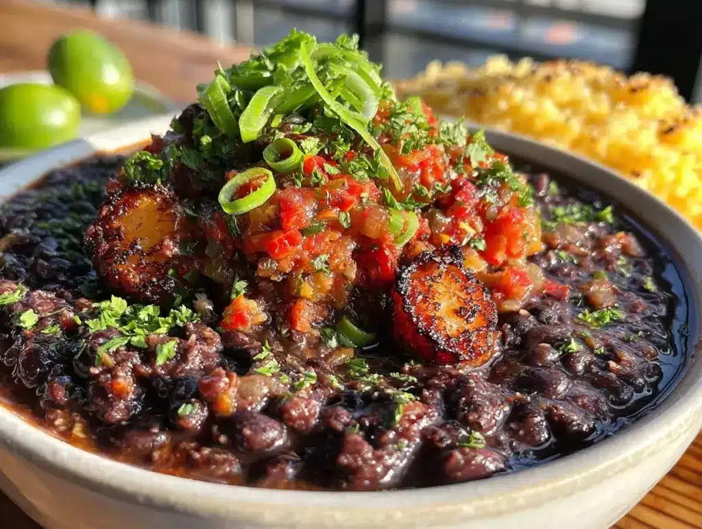 one-pot Cuban black bean soup - featured image