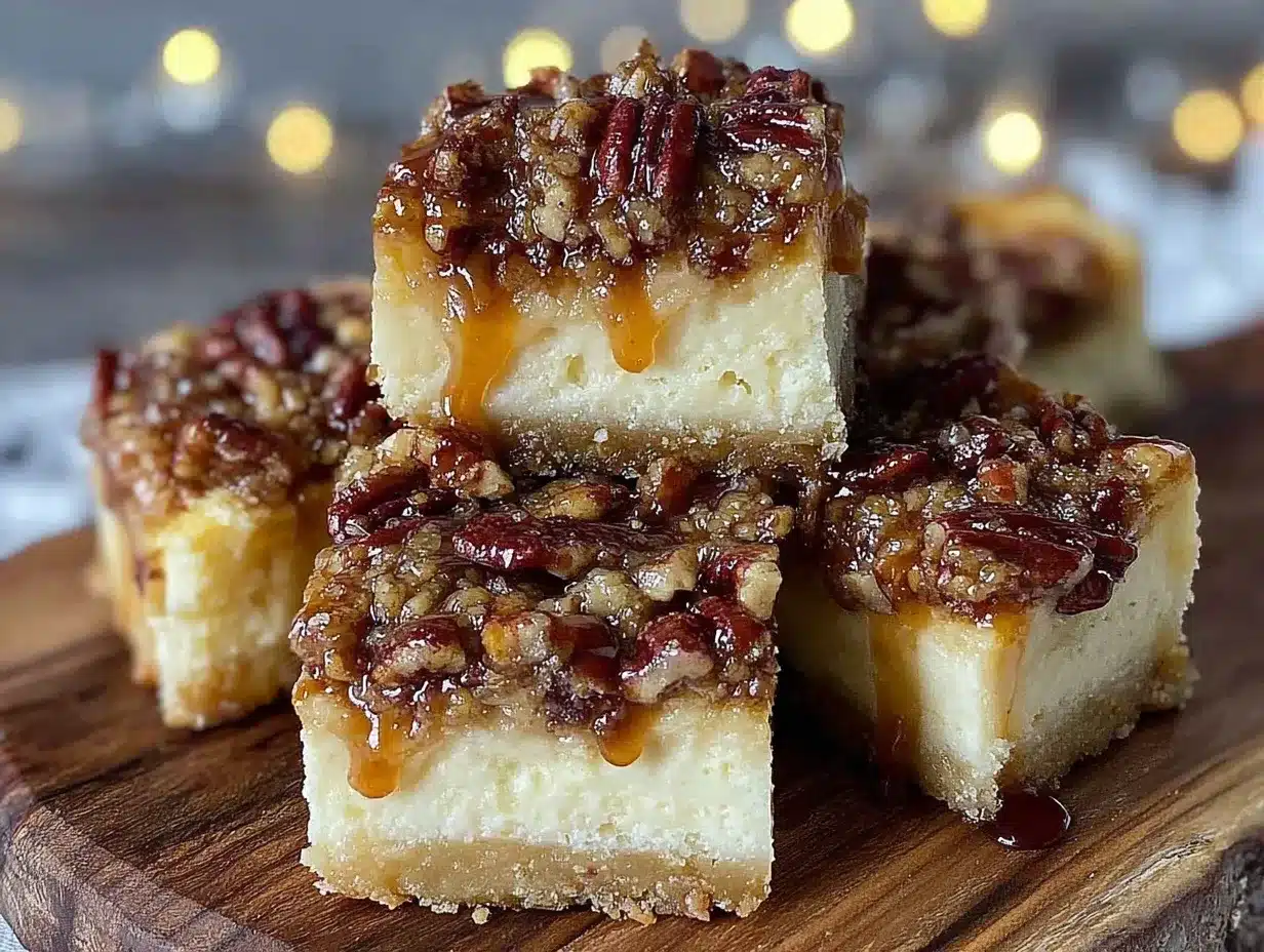 pecan pie cheesecake bars preparation steps
