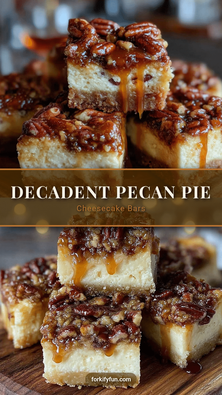 pecan pie cheesecake bars recipe