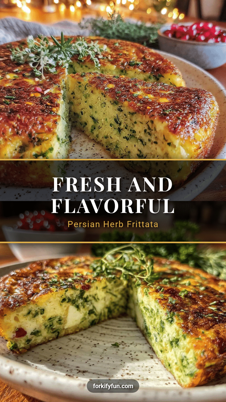 persian herb frittata recipe