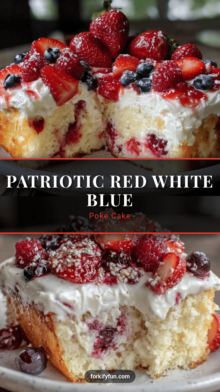 red white and blue poke cake recipe