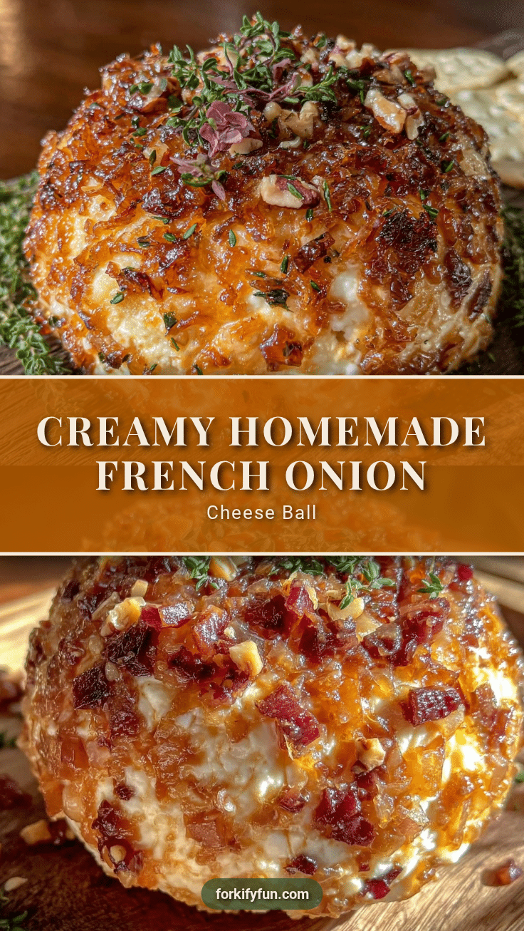 savory french onion cheese ball recipe