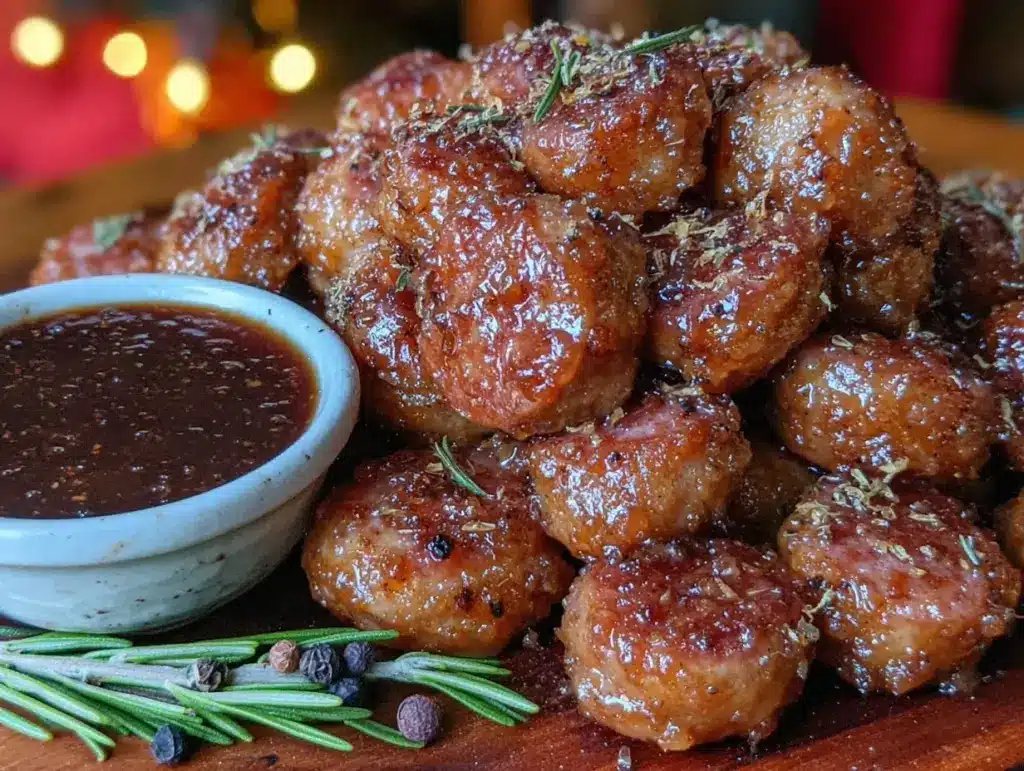 savory kielbasa bites - featured image