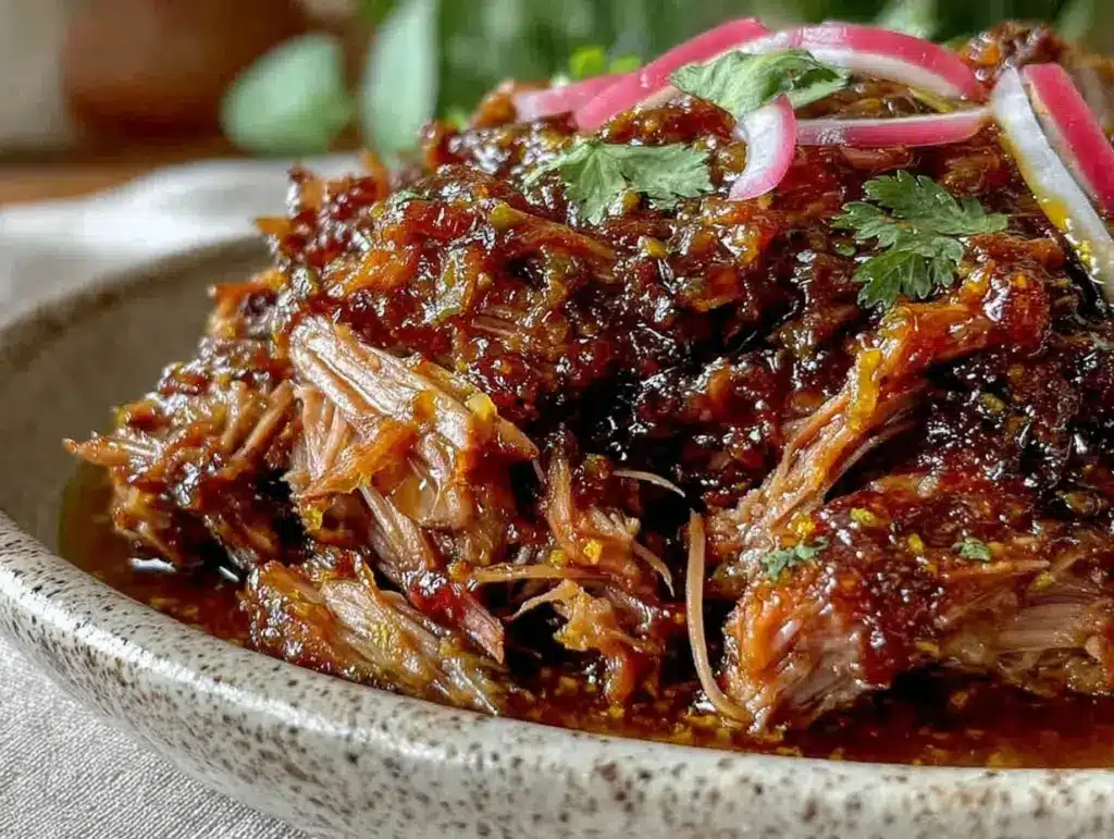 slow cooker Cuban mojo pulled pork - featured image