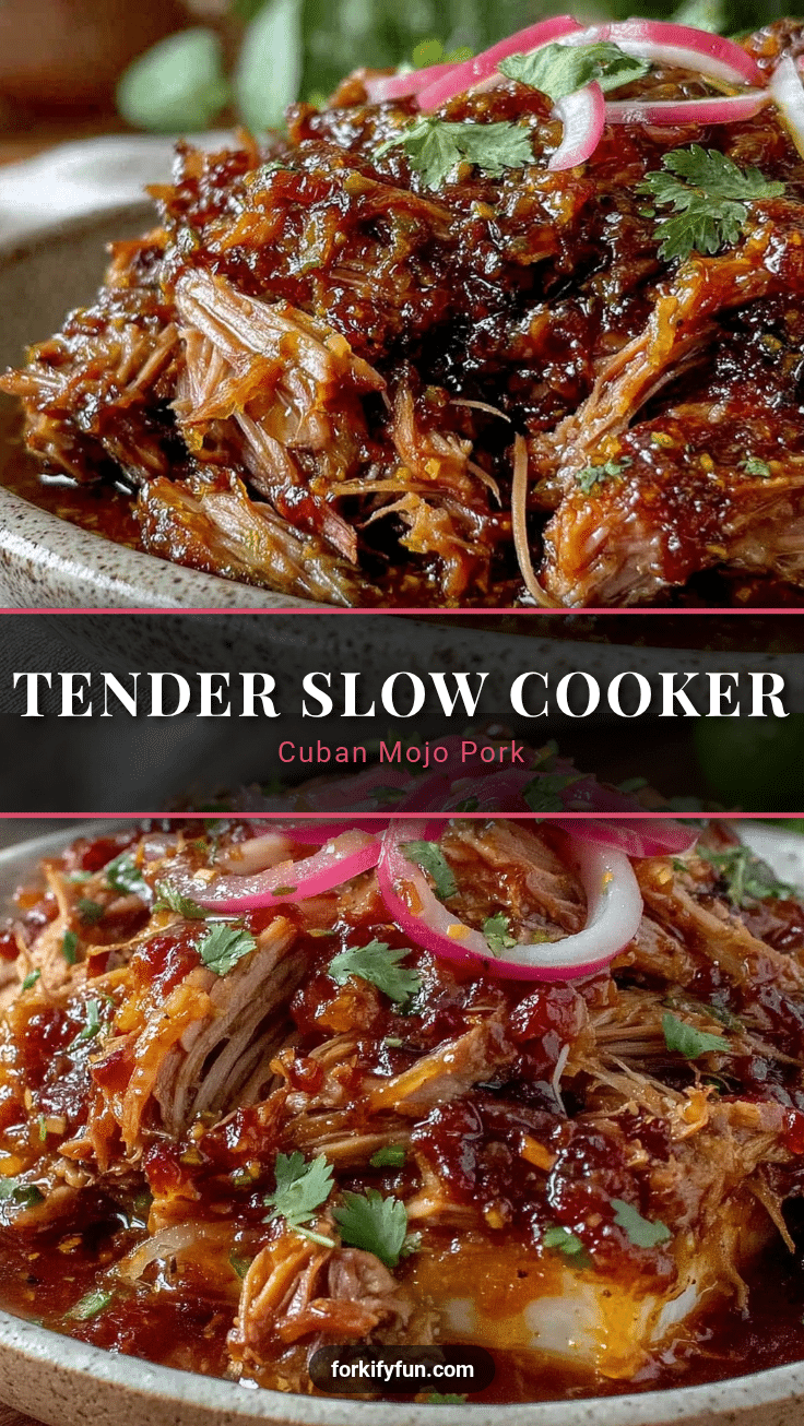slow cooker Cuban mojo pulled pork recipe