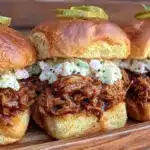 smoked pulled pork sliders - featured image