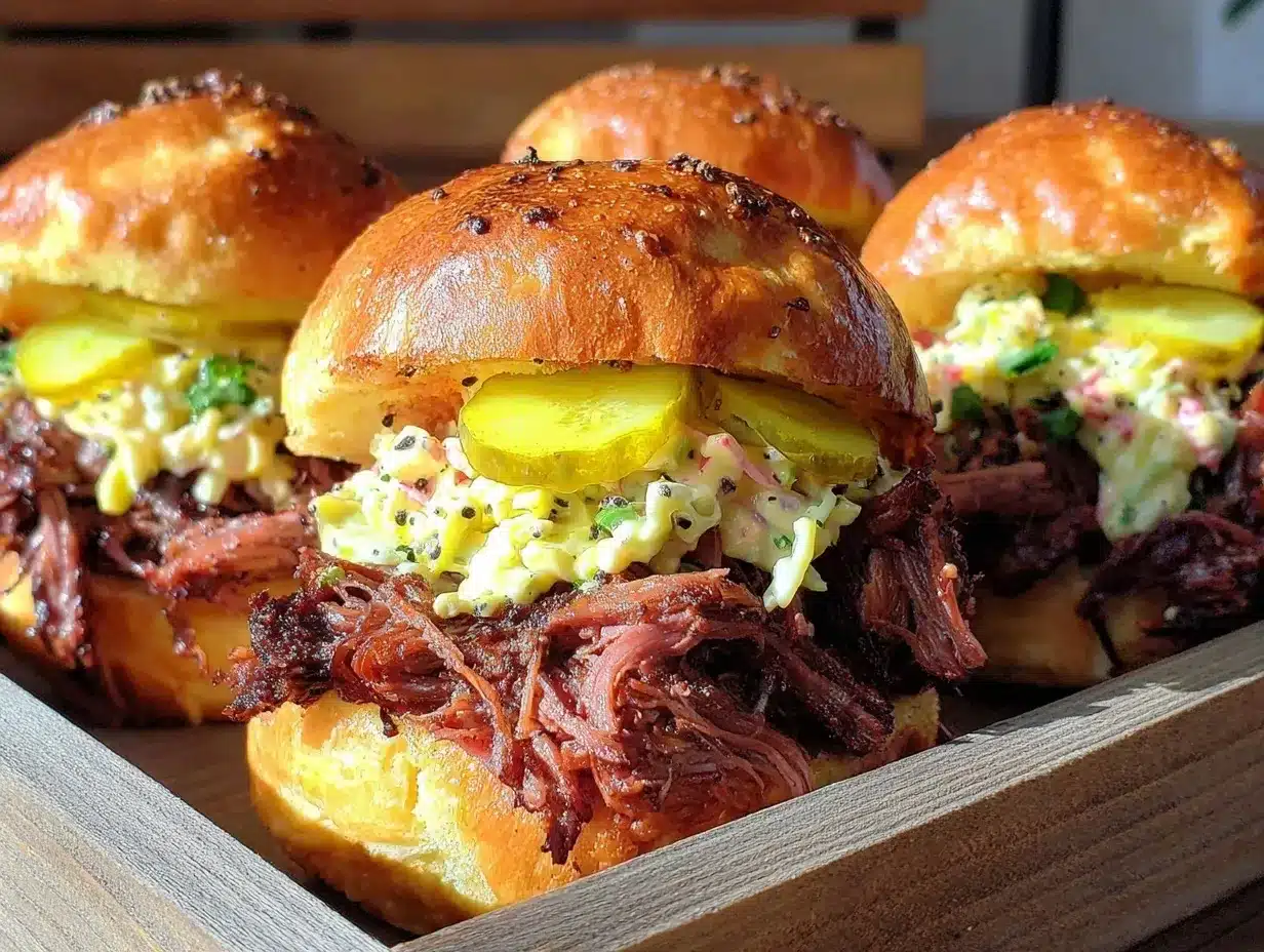 smoked pulled pork sliders preparation steps