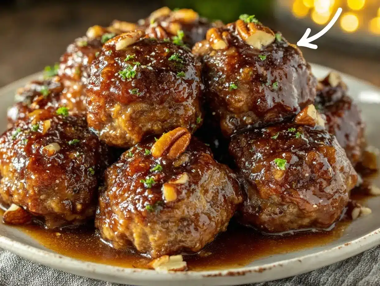 southern bourbon brown sugar meatballs preparation steps