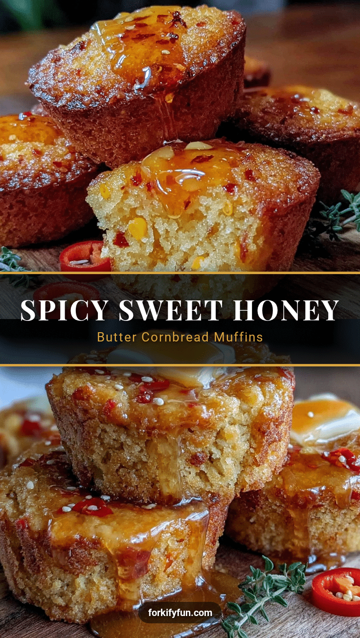 spicy honey butter cornbread muffins recipe
