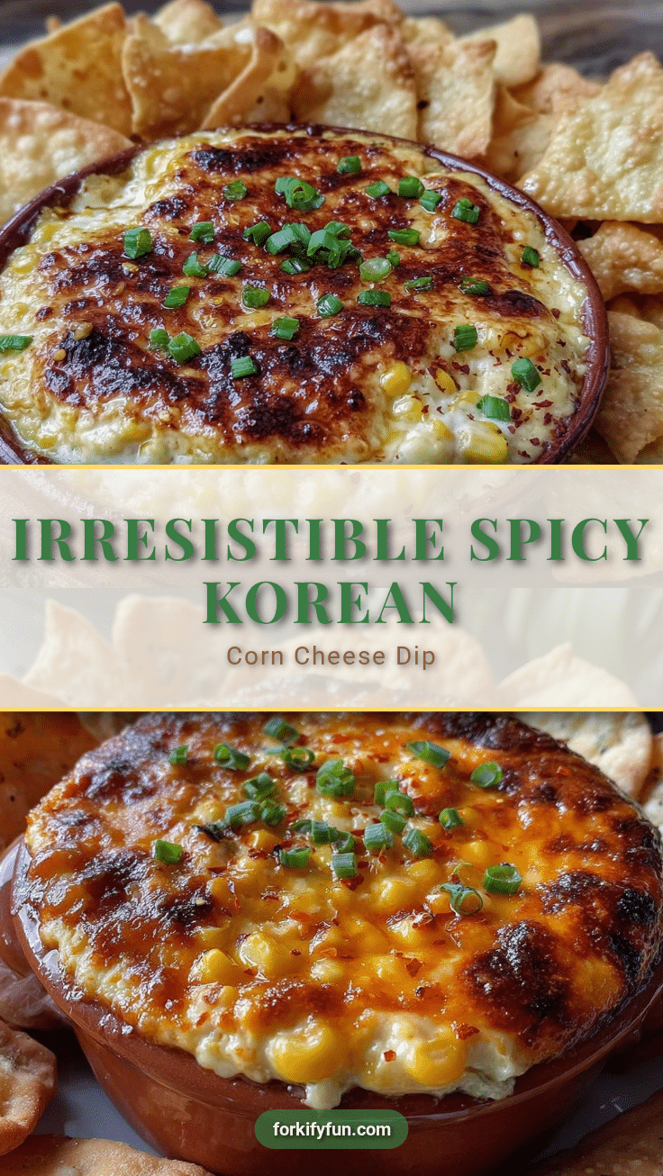 spicy korean corn cheese dip recipe