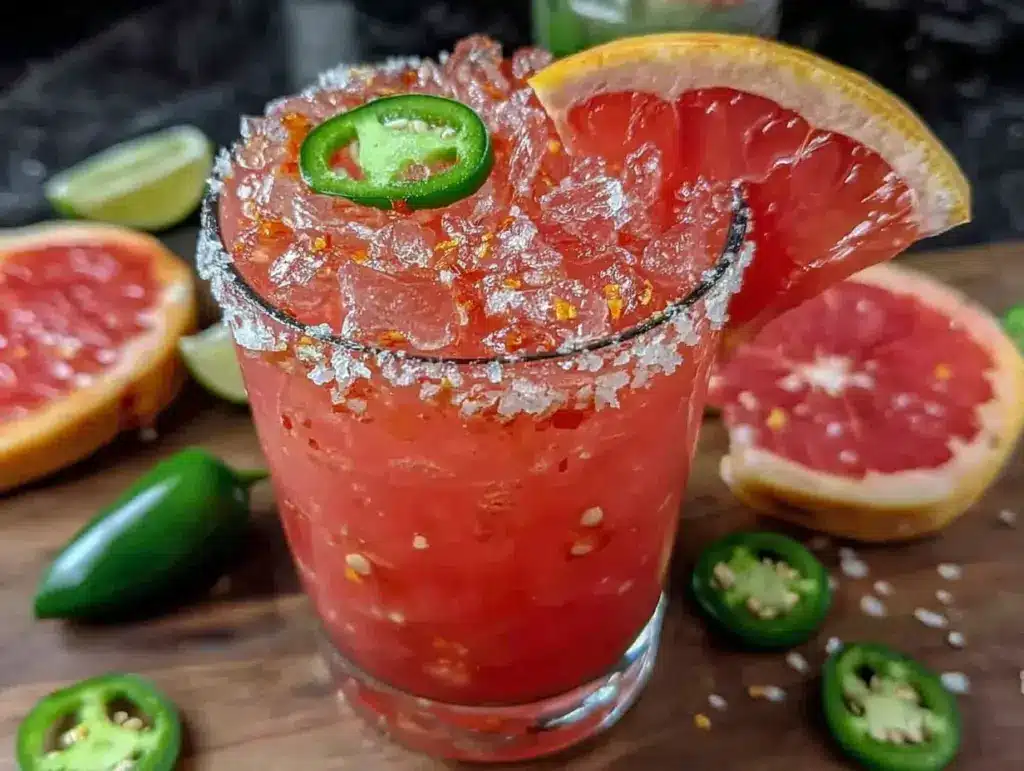 spicy paloma cocktail - featured image