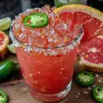 spicy paloma cocktail - featured image