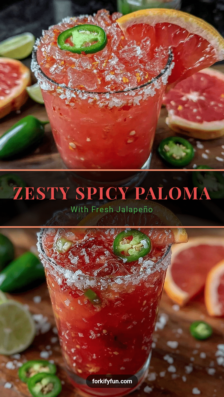 spicy paloma cocktail recipe
