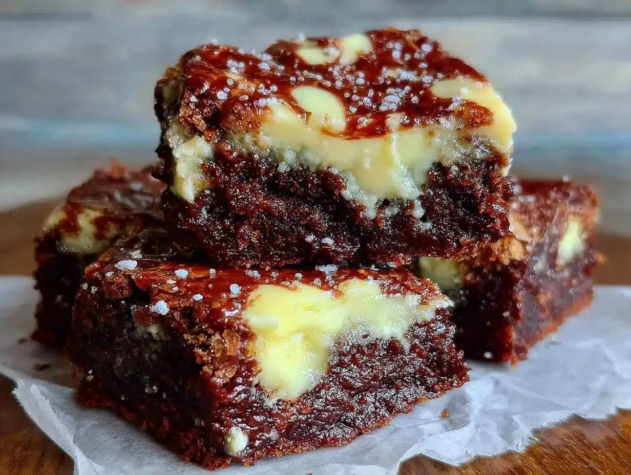 spider web brownies preparation steps
