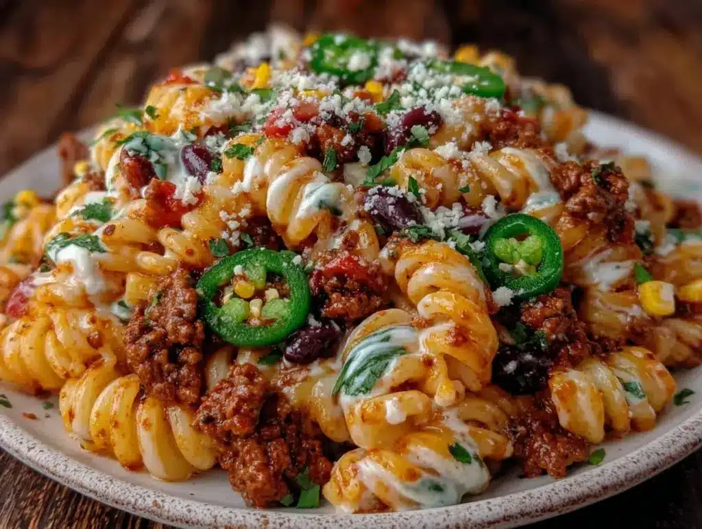 taco pasta salad - featured image