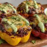taco stuffed bell peppers - featured image