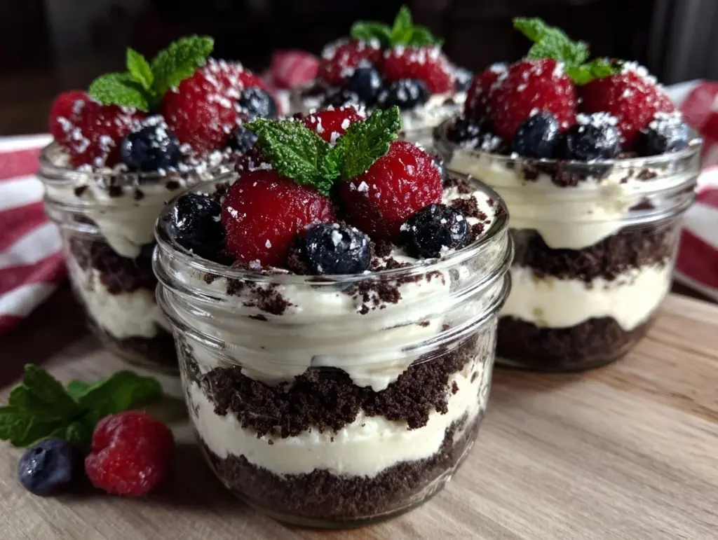 4th of July patriotic parfaits - featured image