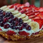 american flag fruit pizza - featured image