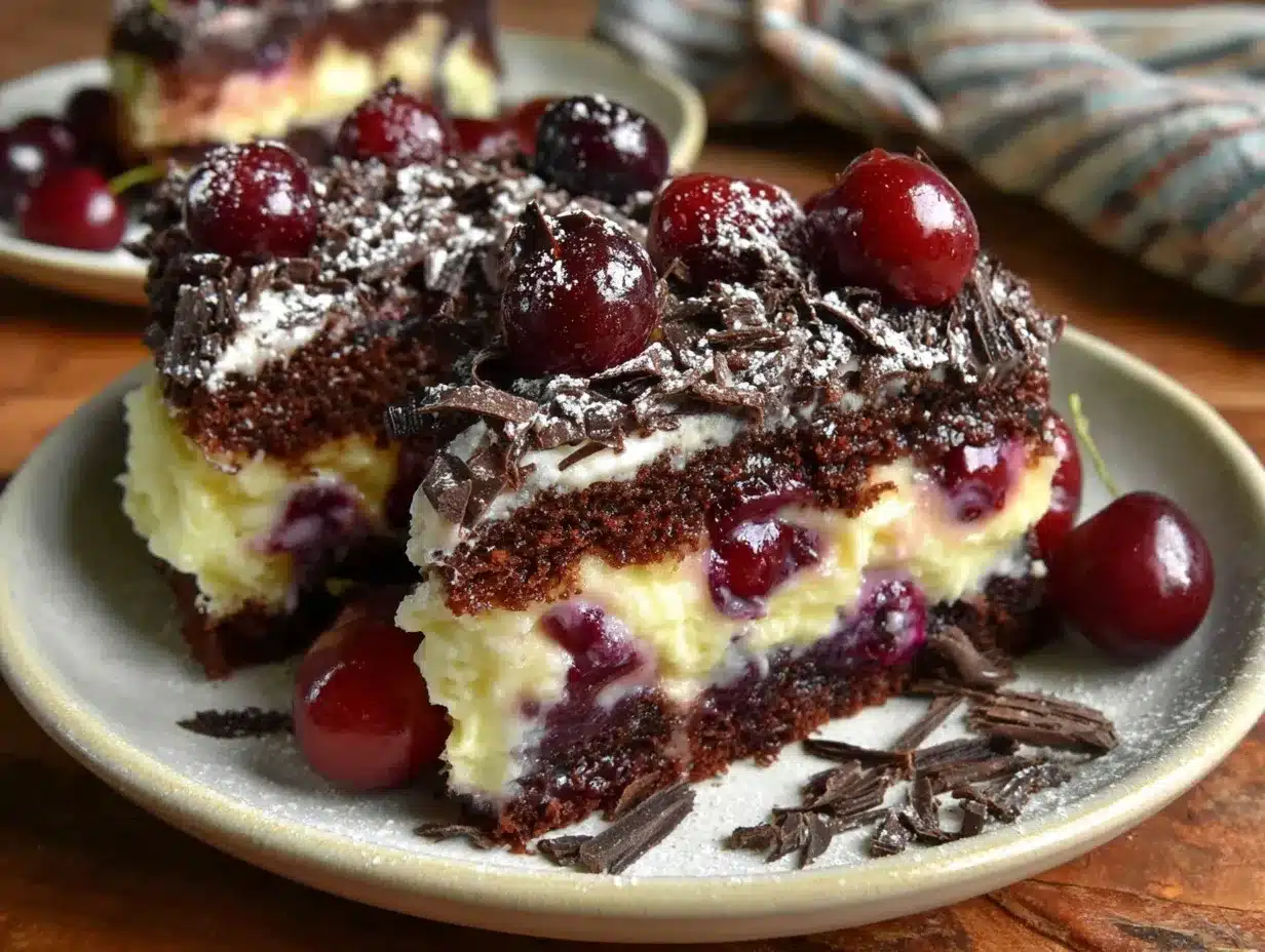 black forest cake recipe preparation steps