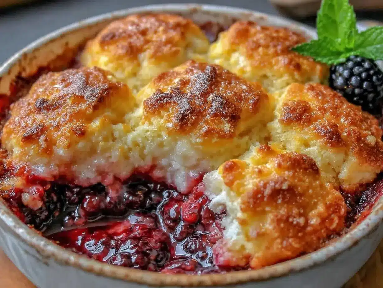 blackberry cobbler preparation steps