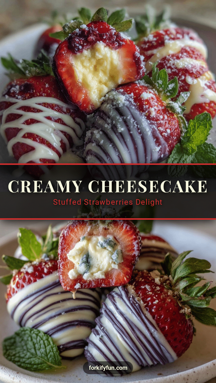 cheesecake stuffed strawberries recipe