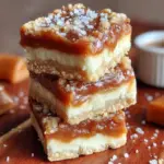 creamy no-bake millionaire shortbread bars - featured image