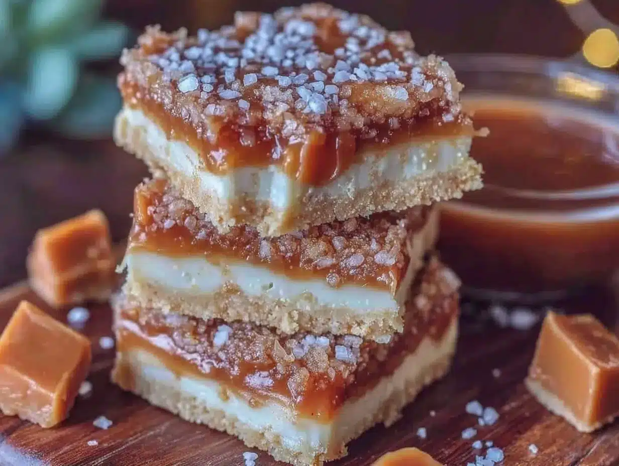 creamy no-bake millionaire shortbread bars preparation steps
