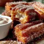 crispy cinnamon sugar churro bars - featured image