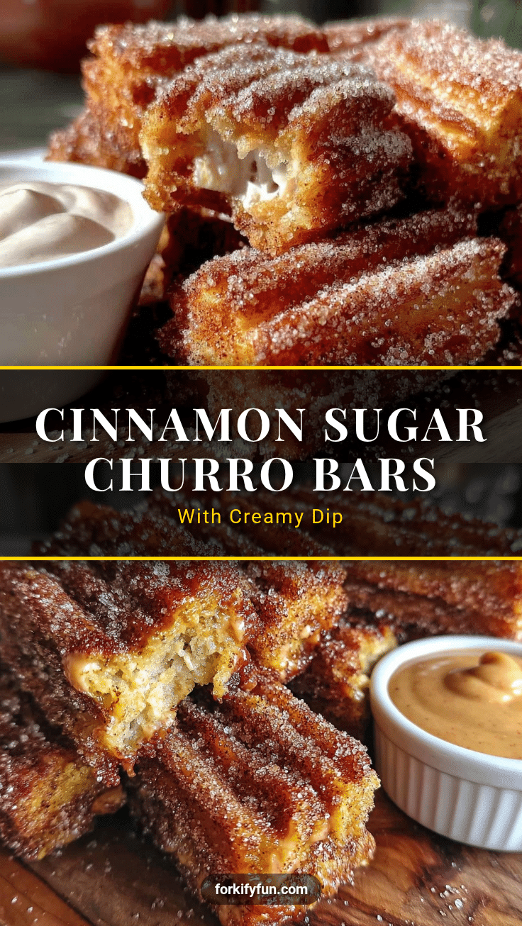 crispy cinnamon sugar churro bars recipe