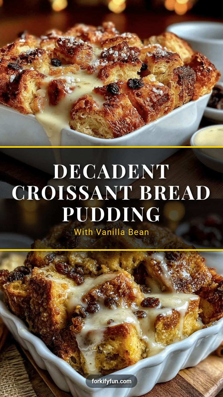 croissant bread pudding recipe
