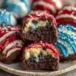Festive Patriotic Oreo Truffles - featured image