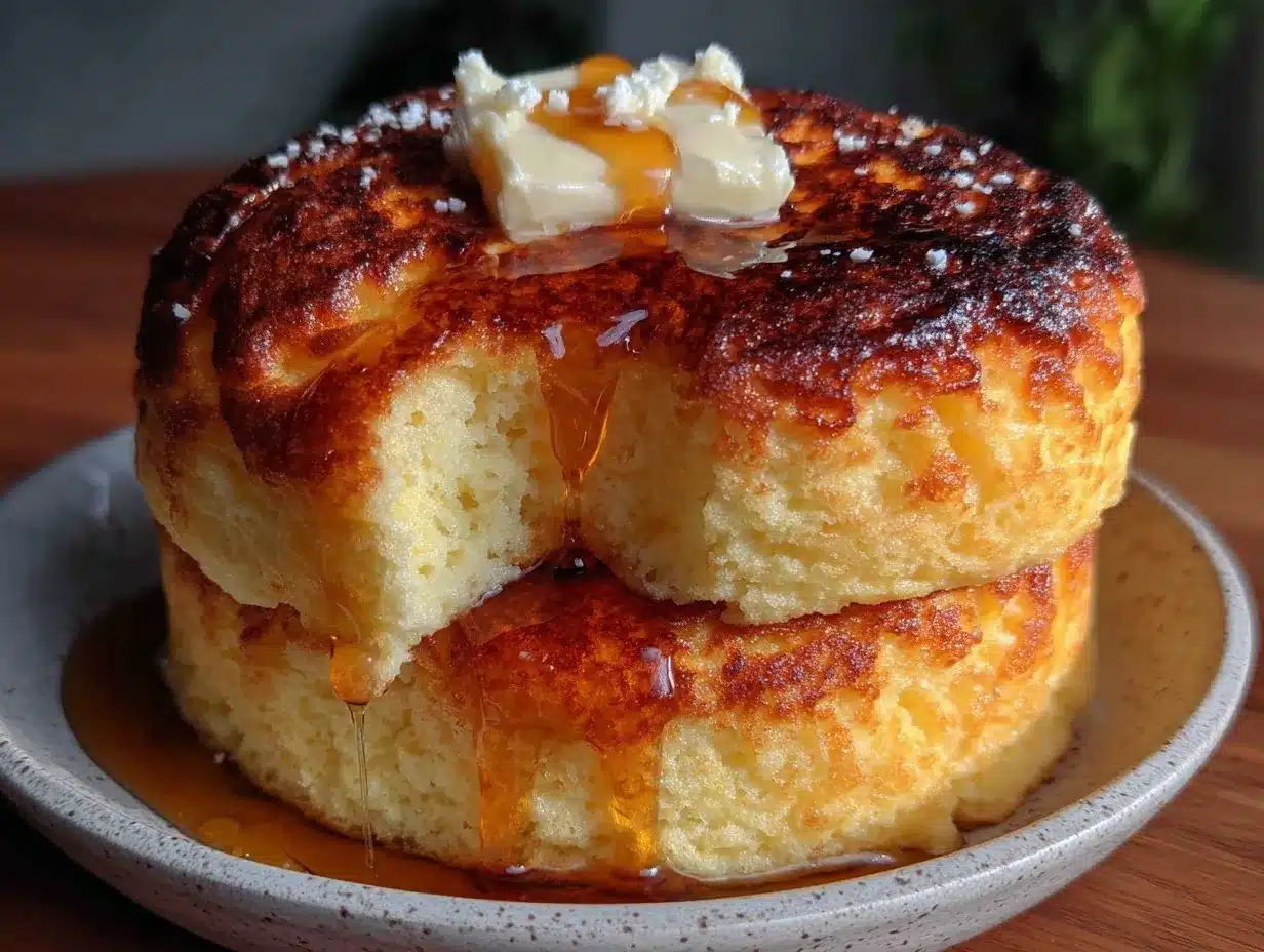 fluffy Japanese soufflé pancakes preparation steps