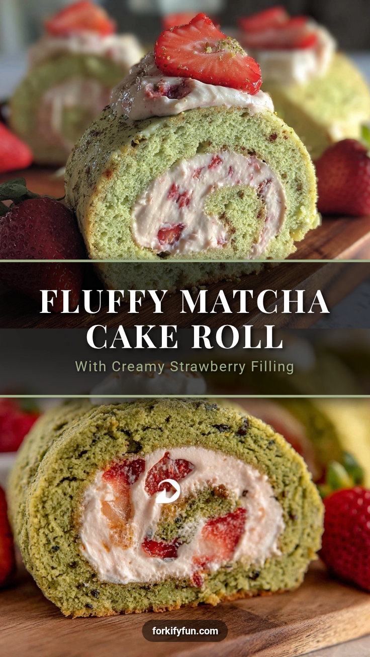 fluffy matcha cake roll recipe