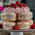 French macaron cake - featured image