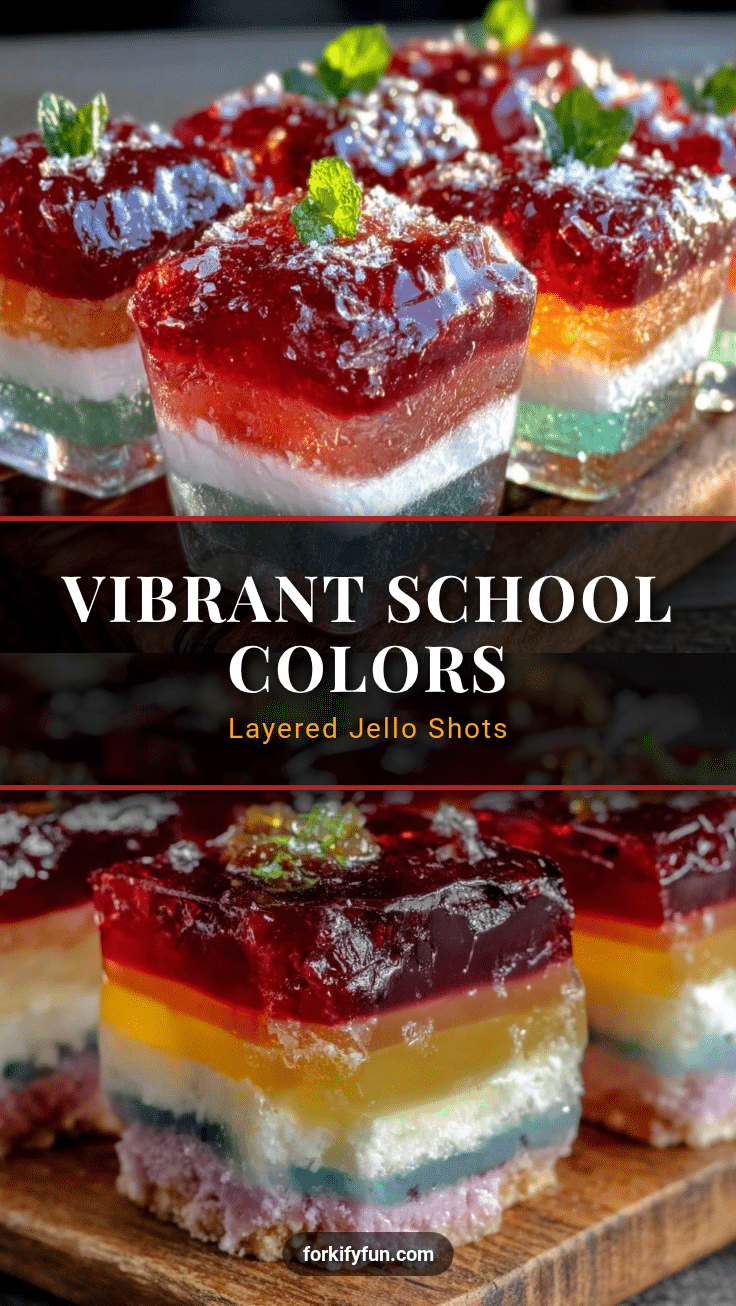 layered jello dessert shots recipe