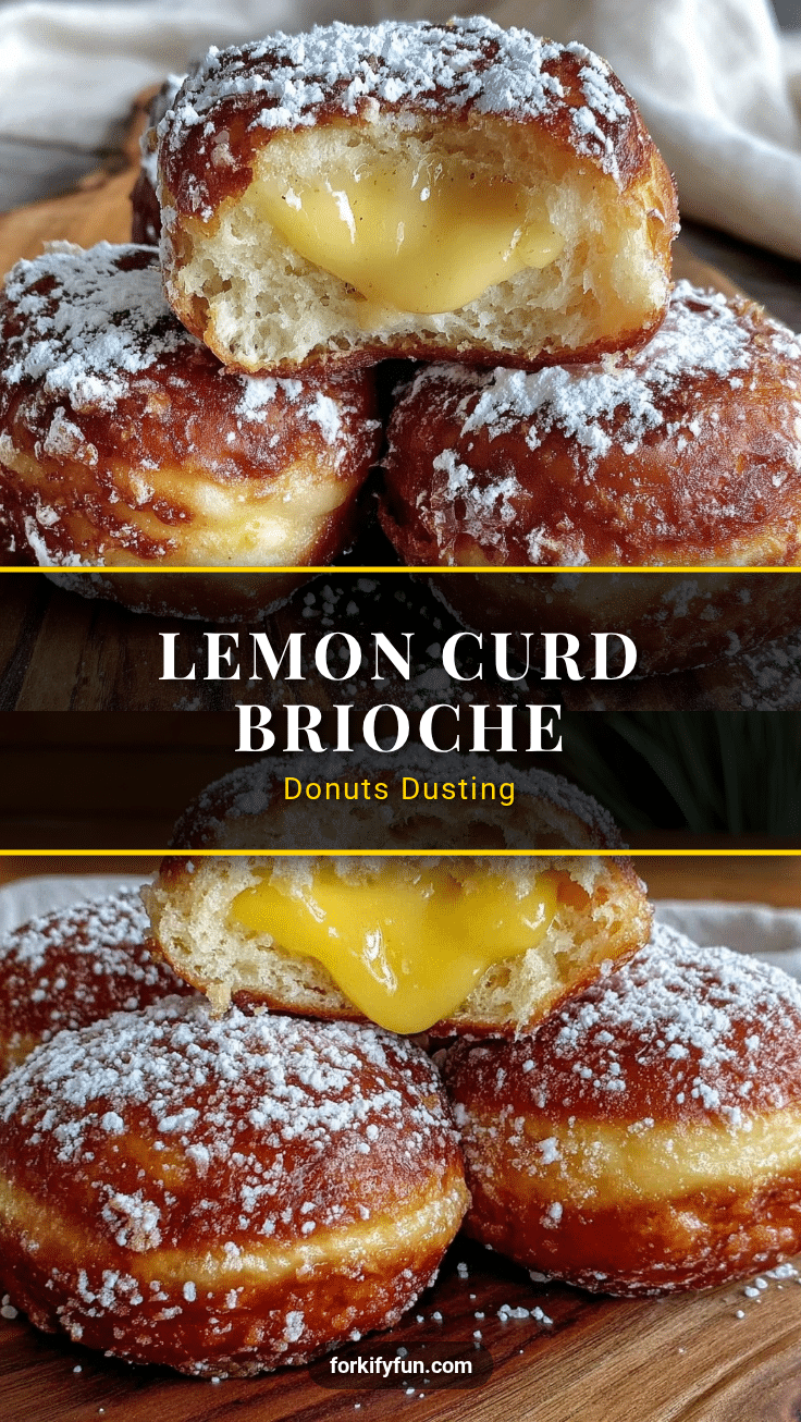 lemon curd filled brioche donuts recipe