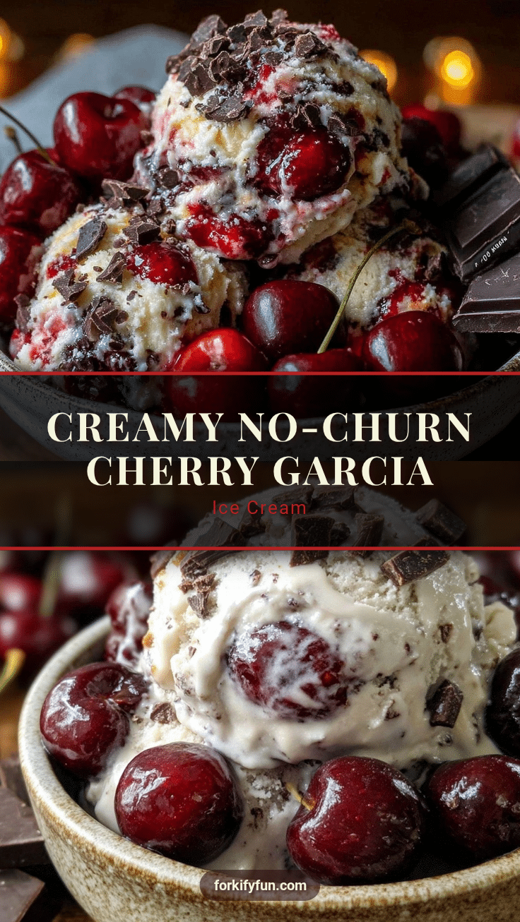 no-churn fresh cherry garcia ice cream recipe