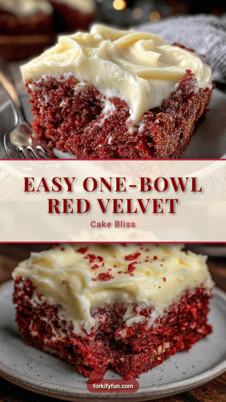 one bowl red velvet cake recipe