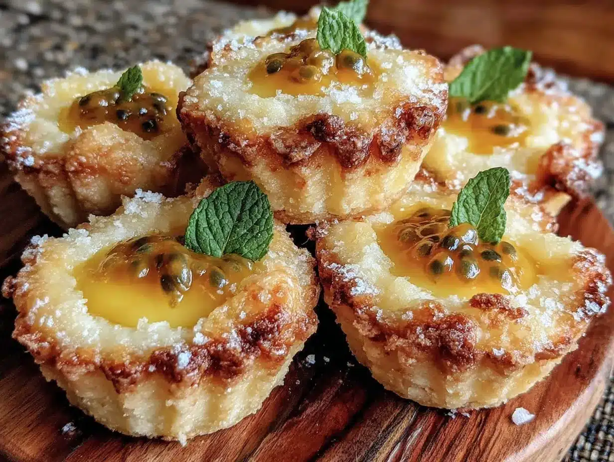 passion fruit curd tarts preparation steps
