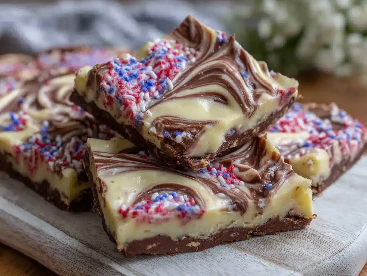 patriotic pinwheel cookie bark preparation steps