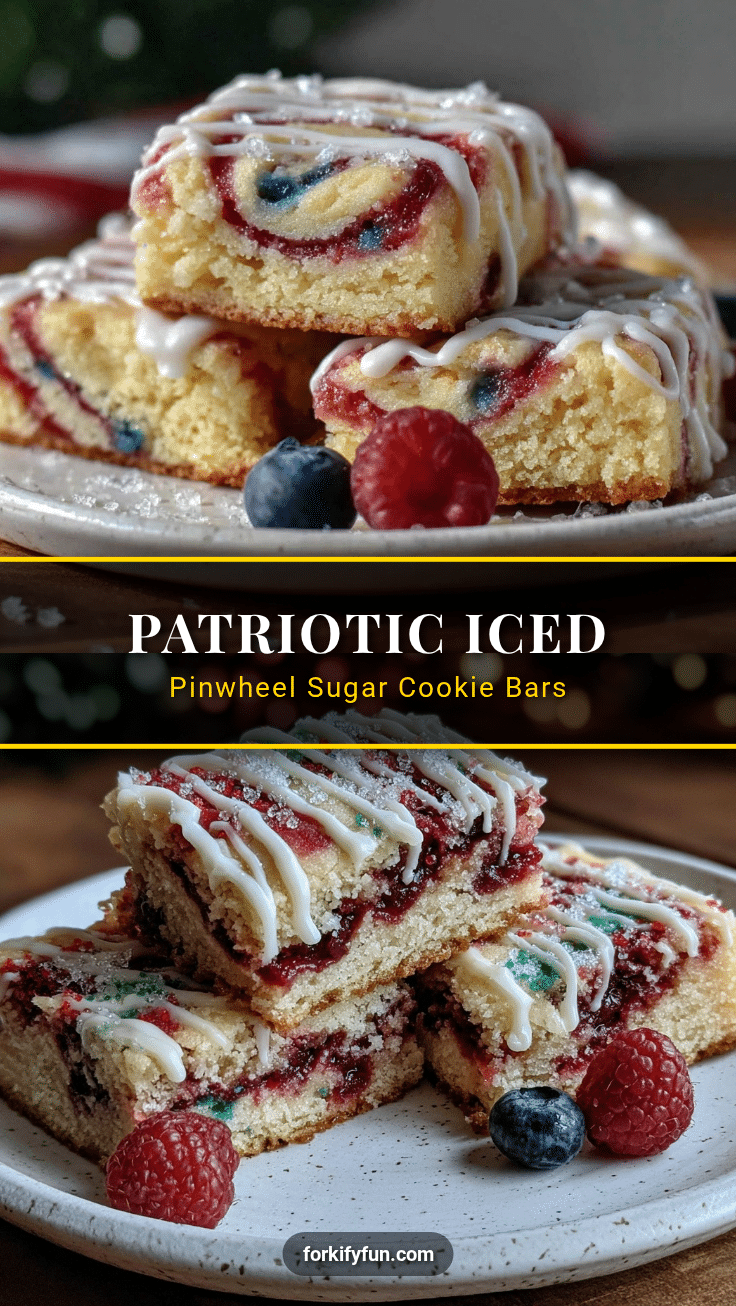 patriotic pinwheel sugar cookie bars recipe