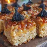 peanut butter rice krispie treats - featured image