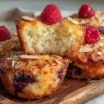 raspberry almond financiers - featured image