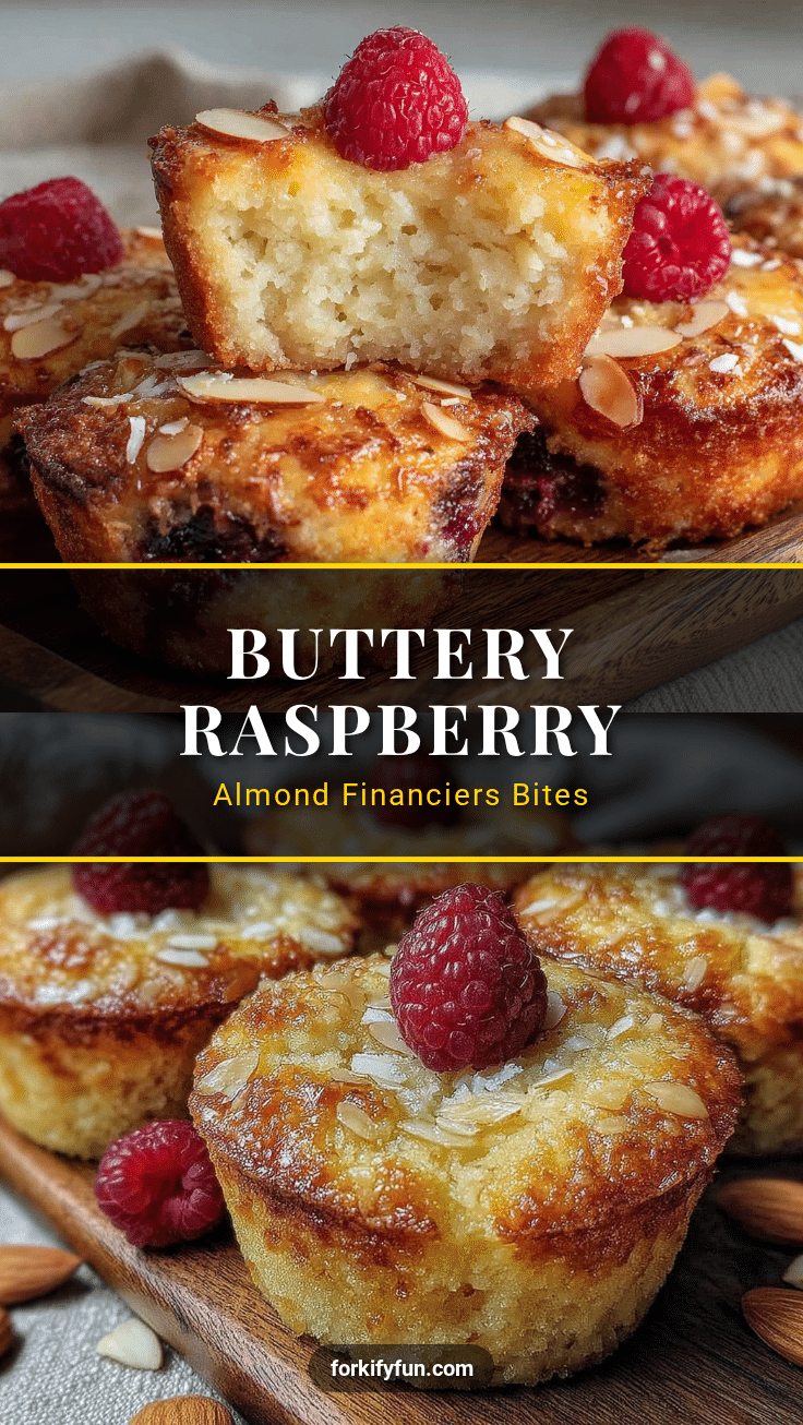 raspberry almond financiers recipe