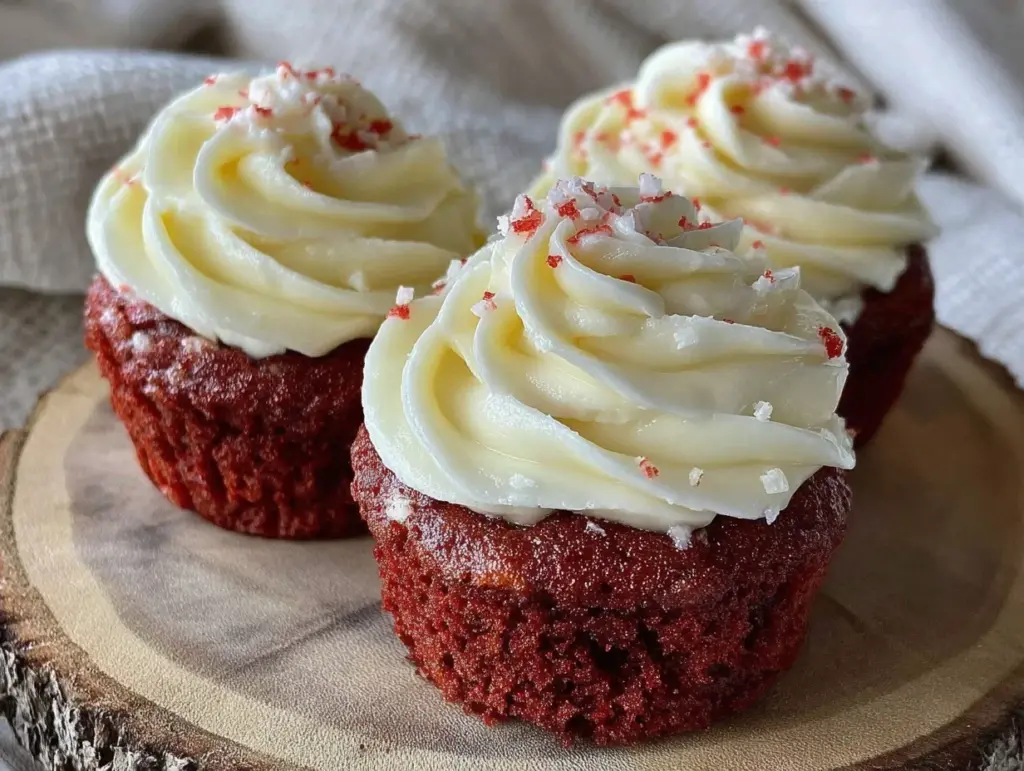 red velvet firecracker cupcakes - featured image
