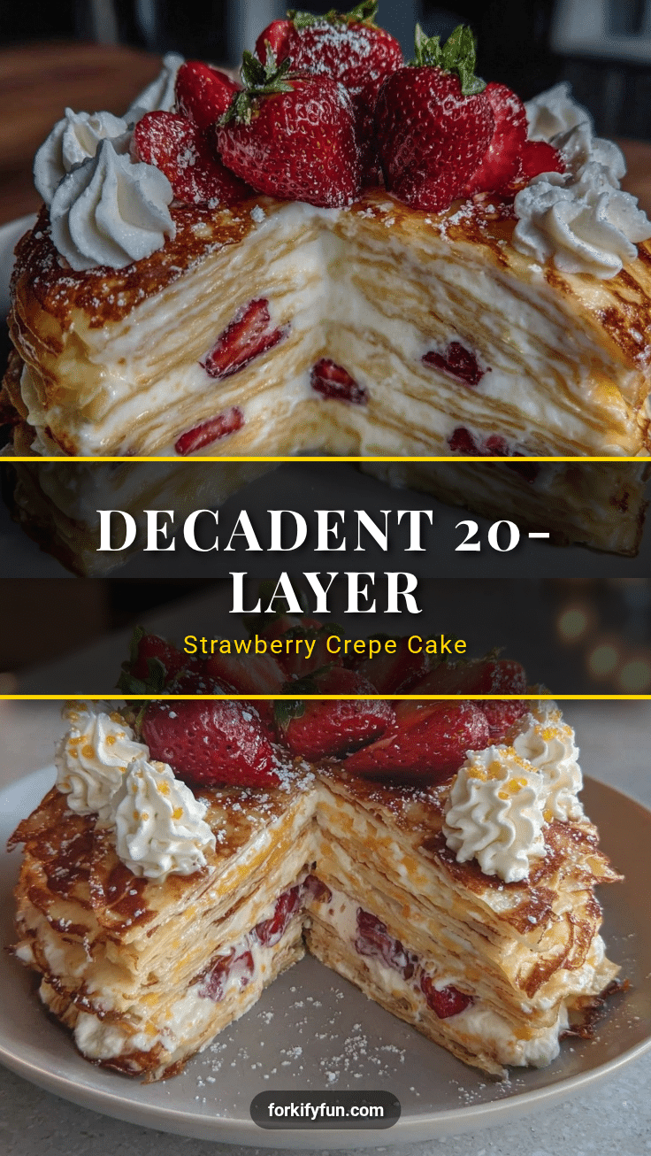 strawberry crepe cake recipe