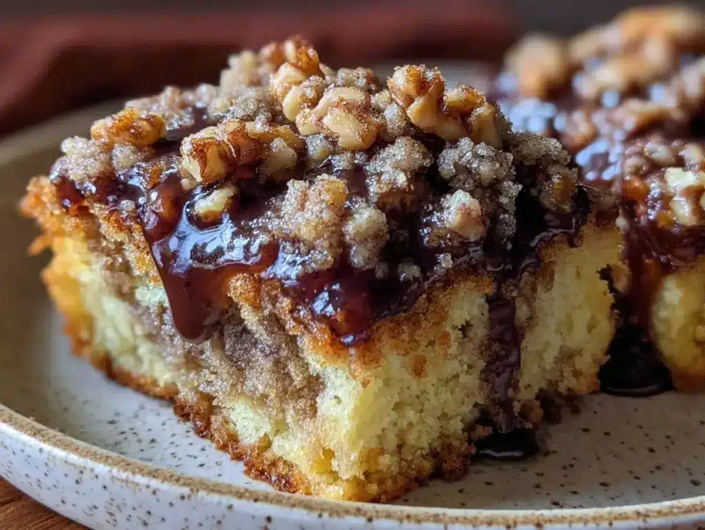 walnut coffee cake - featured image