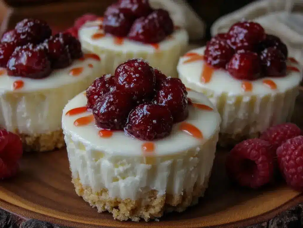 white chocolate raspberry mousse cups - featured image